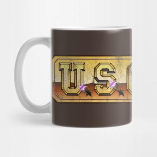Retro Video Games US Gold Logo Vintage Mug